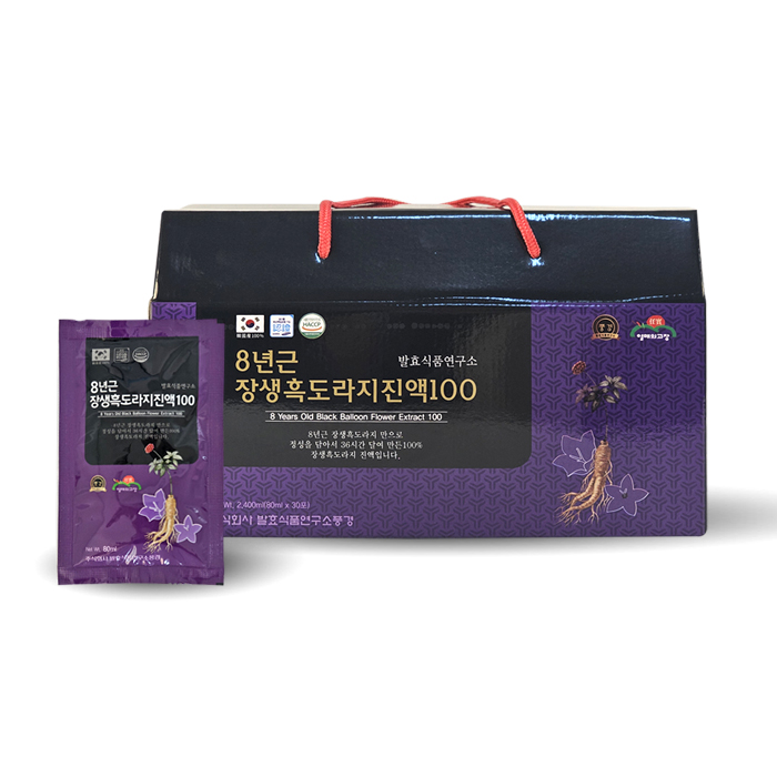 장생흑도라지진액 80ml 30포