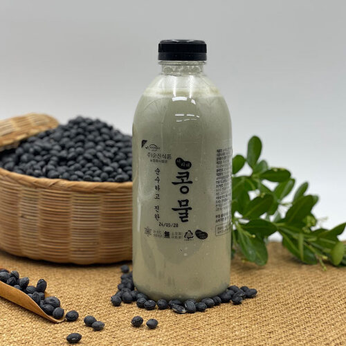 100퍼센트  국내산 순수하고 진한 서리태콩물 1000ml