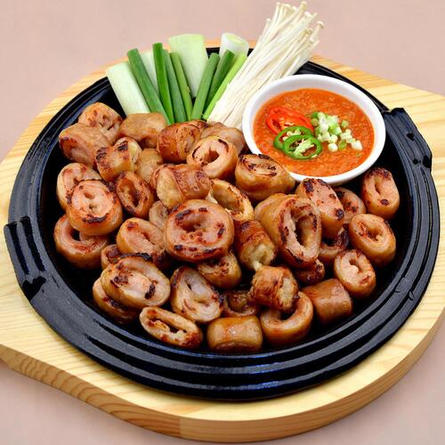 훈연 냉동 돼지막창 500g (막창 400g + 소스 100g)