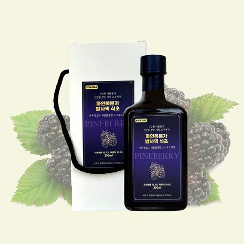 파인복분자 발사믹식초 300ml (칼라박스 포함)