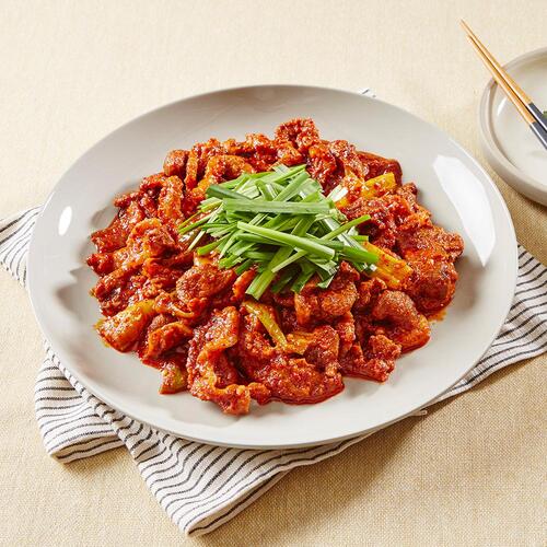 국내산 고추장 오리 불고기 500g  야채 1팩 증정