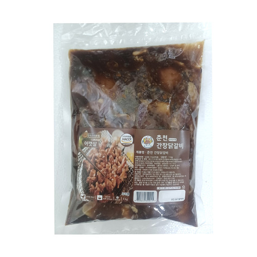 우리농 춘천 순살 간장닭갈비 1kg