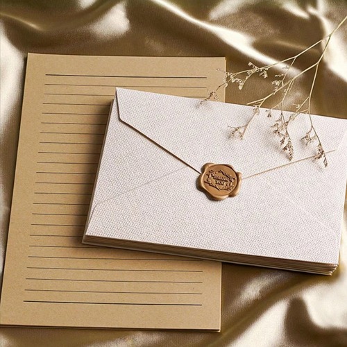 감성 실링왁스 스티커 편지지 세트