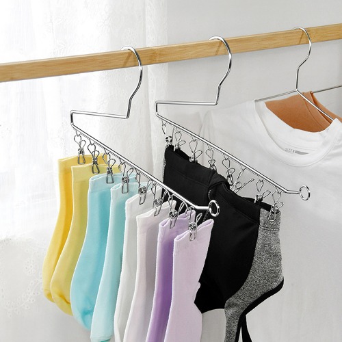 다기능 양말 집게 옷걸이 5개세트