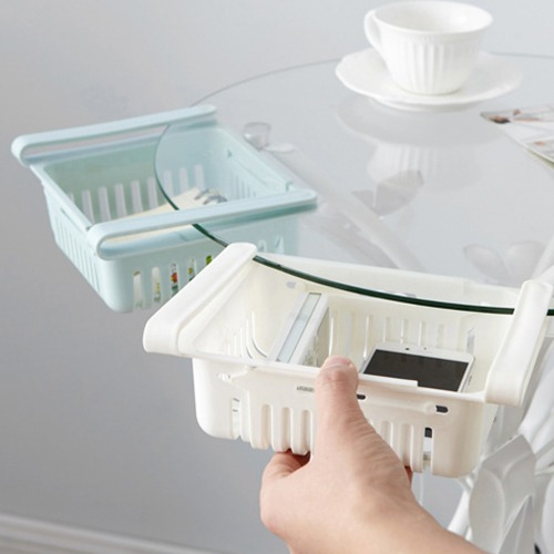 냉장고 서랍식 수납함  화이트