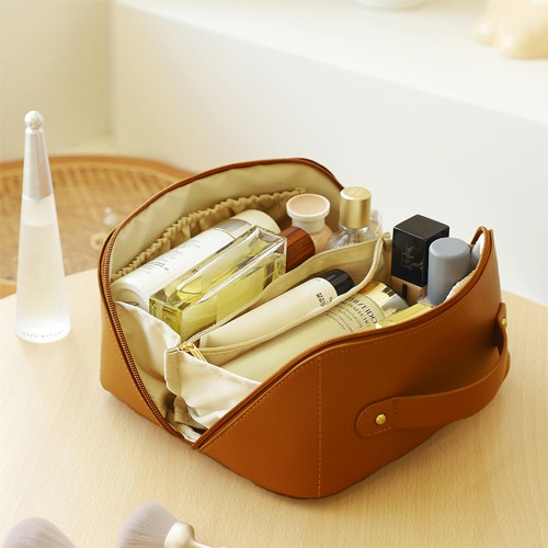 아코디언 여행용 화장품 파우치