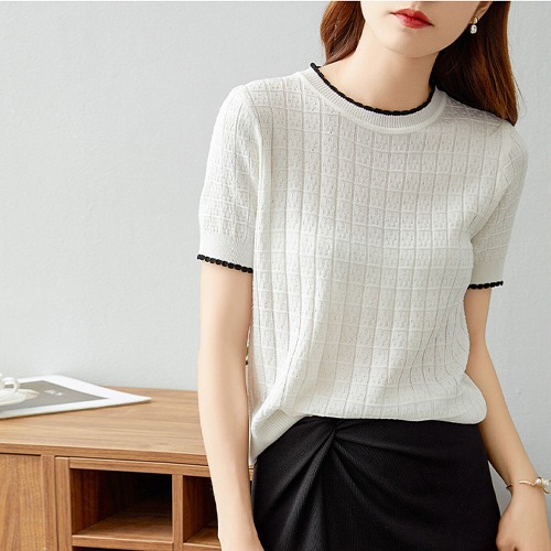 아이비 청순 반팔니트