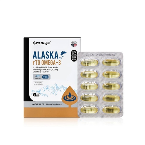 엔젯오리진 알래스카 rTG 오메가-3 (리뉴얼) (60캡슐)