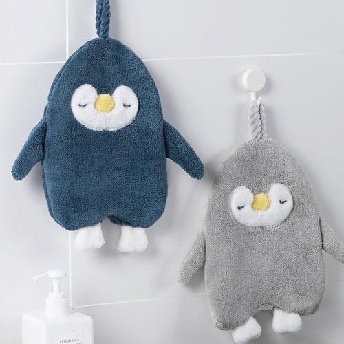 깜찍펭귄 도톰 고리수건