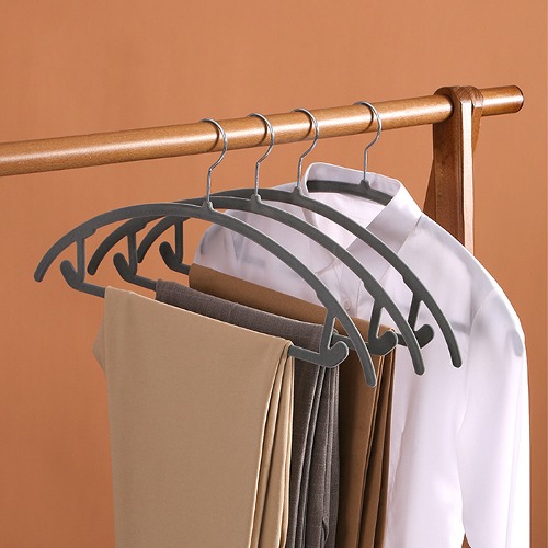 바지걸이가능 어깨뿔방지 벨벳 논슬립 옷걸이 30개세트