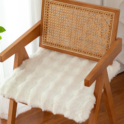 보들보들 극세사 사각방석