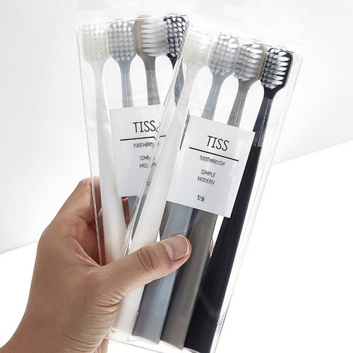 더 심플 티스 와이드 칫솔 4개세트