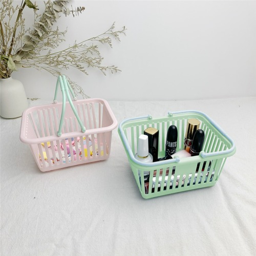파스텔 소품정리 미니 바구니