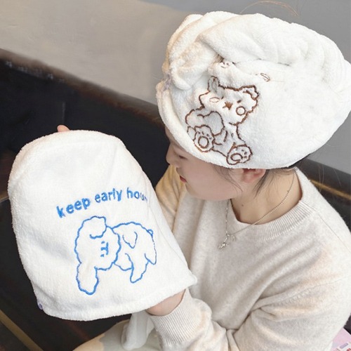 3배빠른 흡수력 고급소재 헤어타올