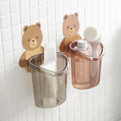 곰돌이 칫솔치약통 2개세트