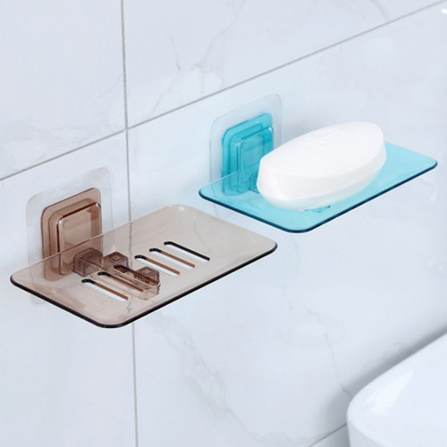 반투명 벽걸이 비누받침