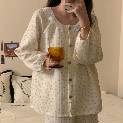 포근하게 꿀잠 누빔 파자마세트