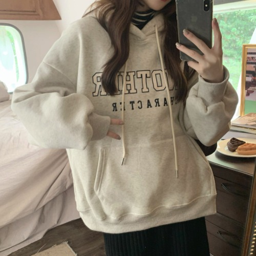 꾸안꾸스탈 후드 기모맨투맨