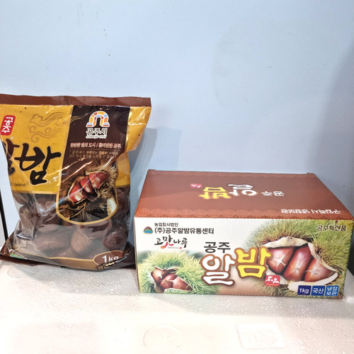 공주 옥광밤 대 4kg (1kg x 4팩)