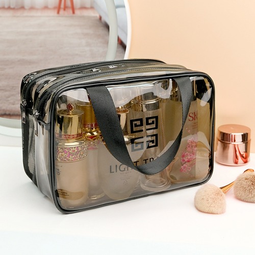 투명 방수 메쉬 비치백 세트