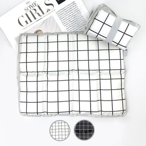 접이식 깔끔 체크 등산방석