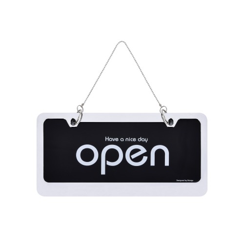 OPEN CLOSED(스텐,검정,양면)