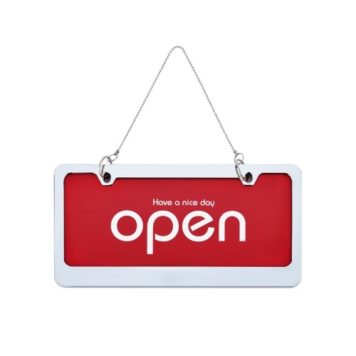 OPEN CLOSED(스텐,빨강,양면)