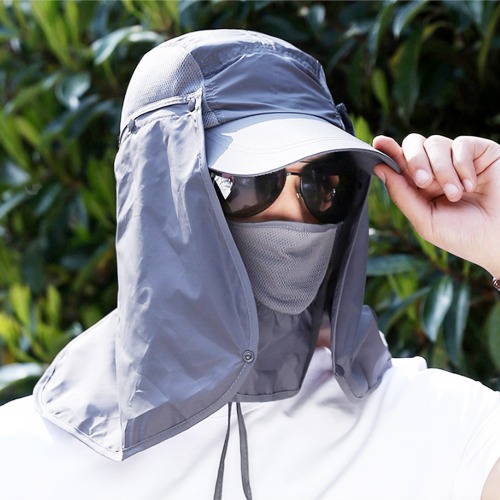 그늘막 3단 모자