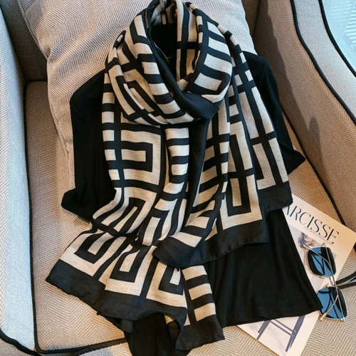 럭셔리패턴 머플러