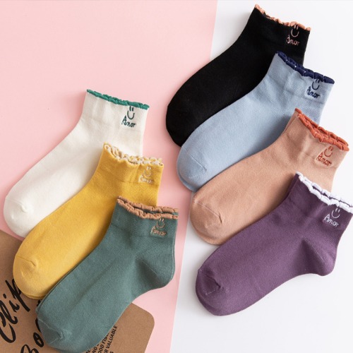 아모르자수 발목양말 7개세트