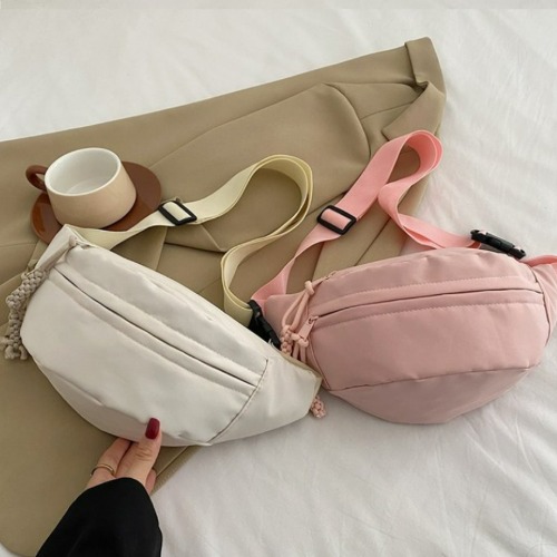 하프문 투지퍼 초경량 슬링백