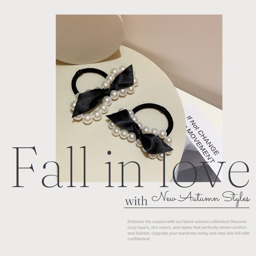 블랑진주 헤어끈 3개세트