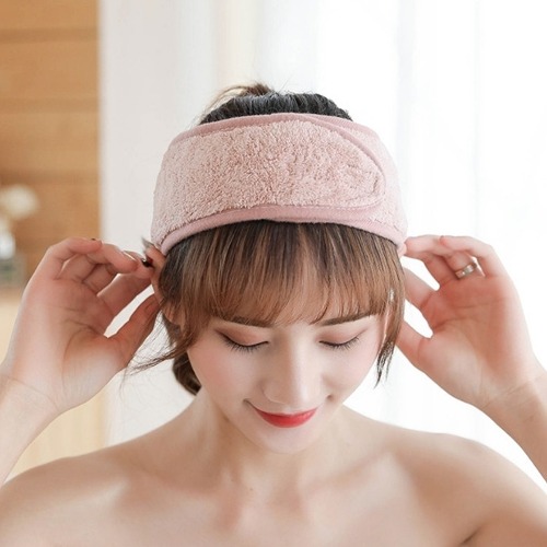 포근촉감 벨크로 세안밴드