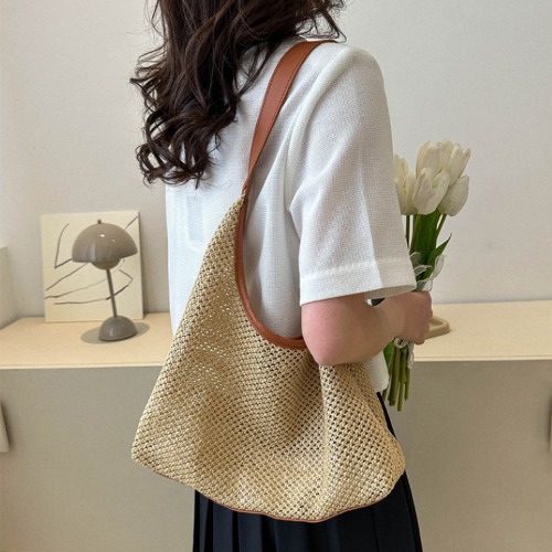 썸머 라탄 보부상 숄더백