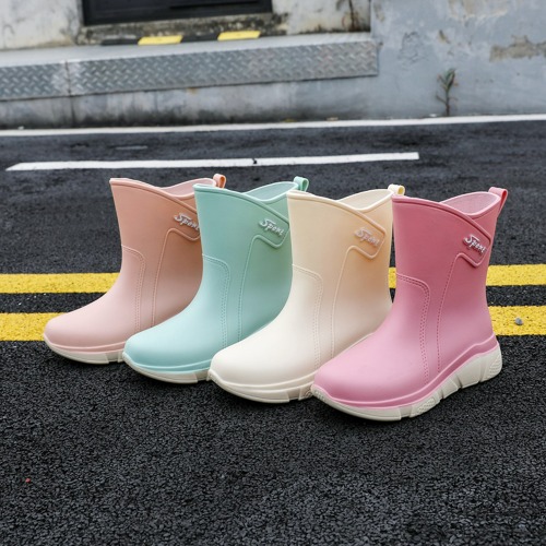 마카롱컬러 레인부츠