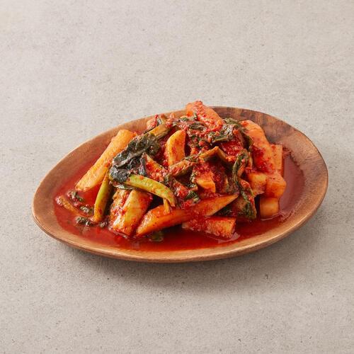 100프로 국내산 전라도 초록무갓김치 3kg,5kg