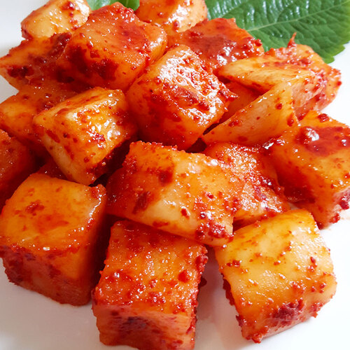 100프로 국내산 전라도 깍두기 3kg,5kg