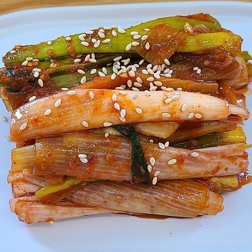 100프로 국내산 전라도 통 대파김치 1kg