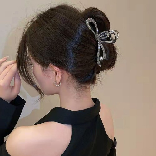 퀸카 럭셔리 큐빅집게핀