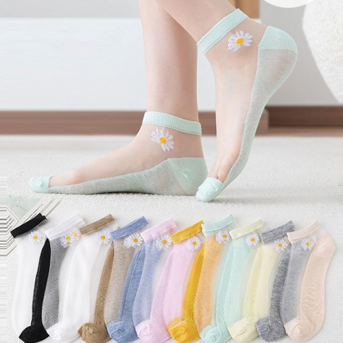 데이지 시스루양말 10개세트