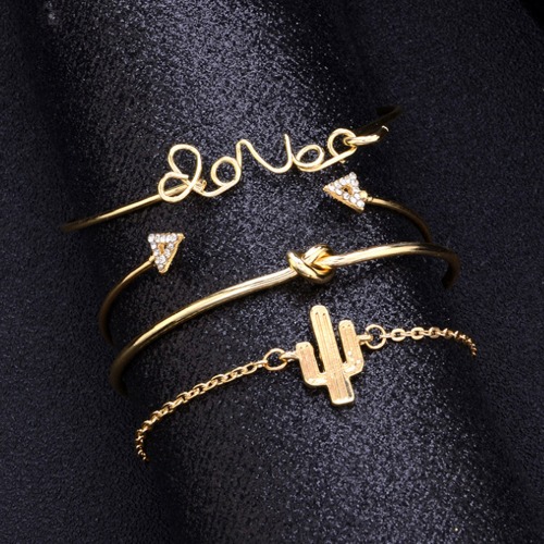 골든러브 팔찌 4개세트