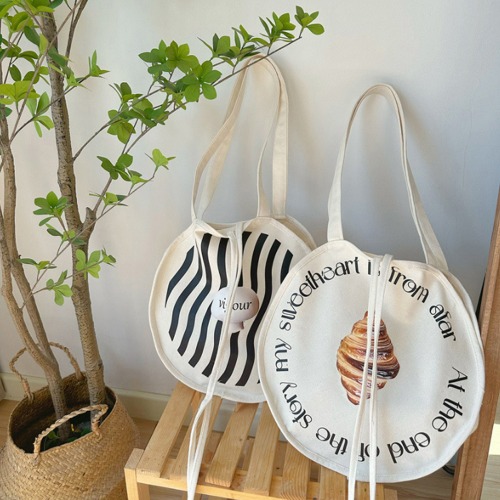 빅사이즈 라운드 에코백