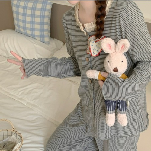 집순이 모던 스트라이프 잠옷세트