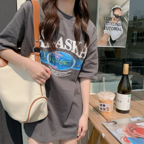 오버핏 알래스카 반팔티 2color