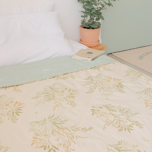 리빙공감 플라워 여름 얇은 순면 이불