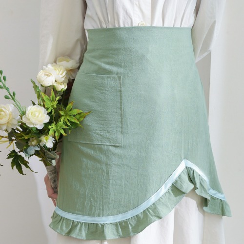 러블리 순면소재 하프셔링 앞치마