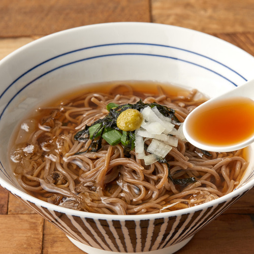 생메밀국수 메밀소바 1세트 6인분 (생메밀1kg+메밀장6봉)