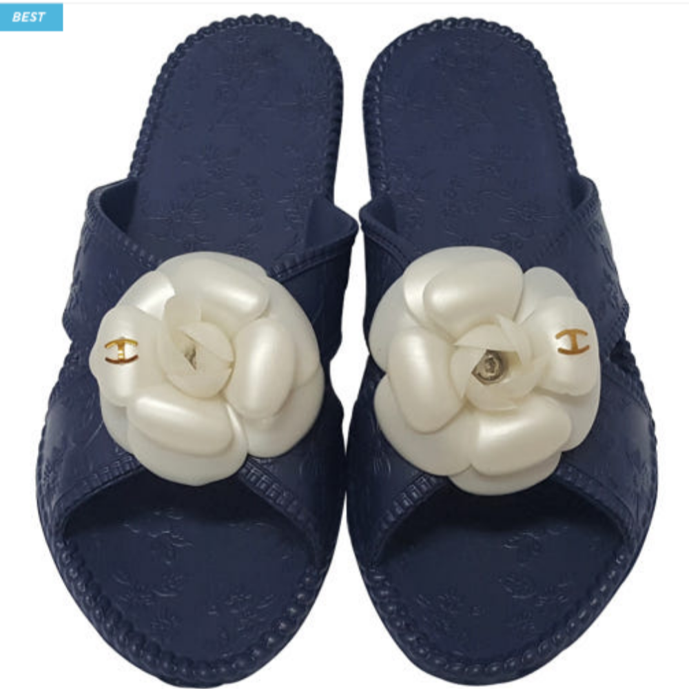 발편한 미끄럼방지 플라워 여성 실내화 거실화 250mm