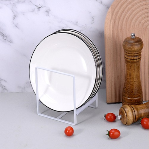 깔끔한 철제 키친 접시정리대 거치대